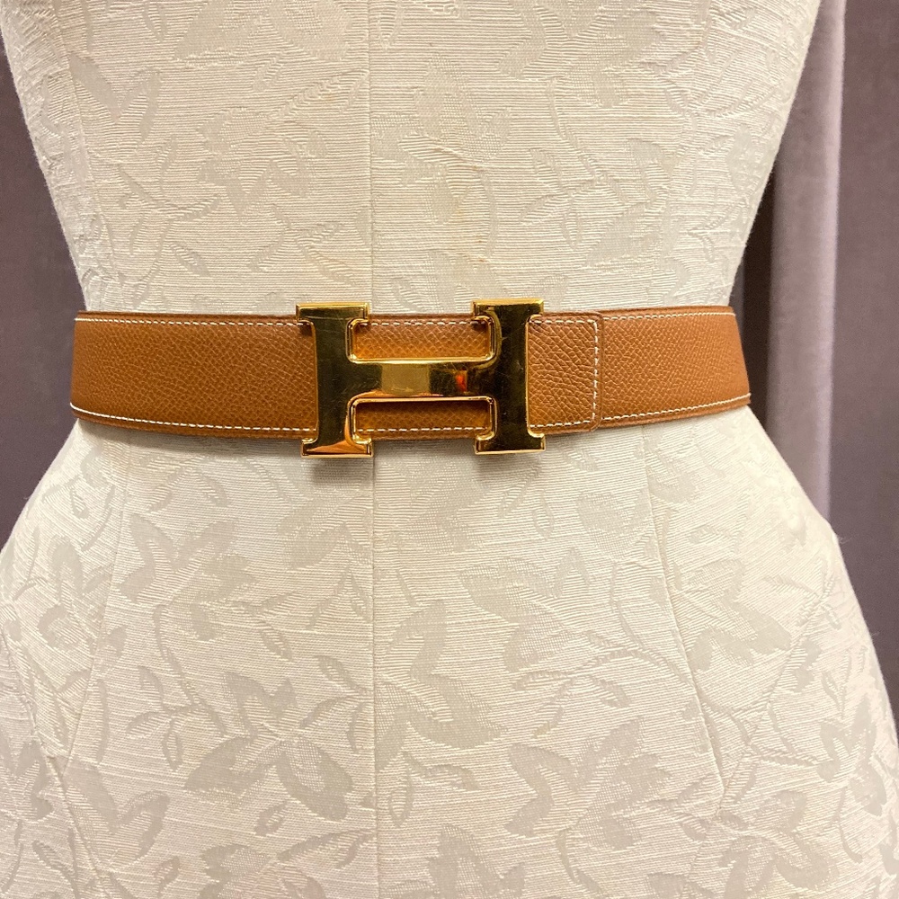 Hermes Constance Belt Buckle & Reversible Leather